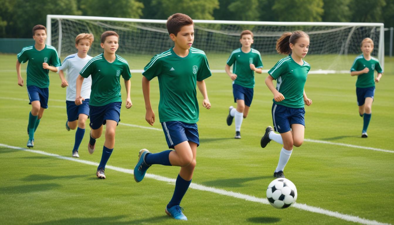 Youth soccer warm up drills