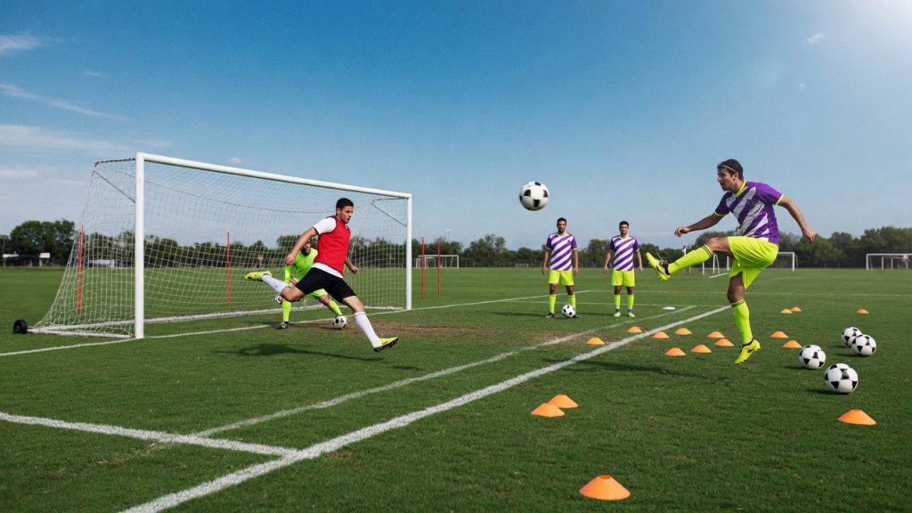 Crossing and finishing drills