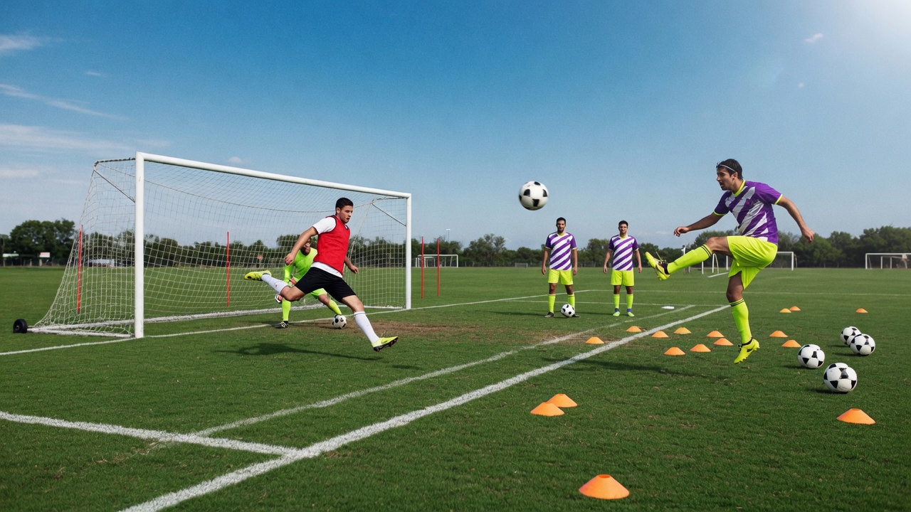 Crossing and finishing drills