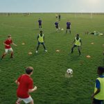 Soccer drills for spacing
