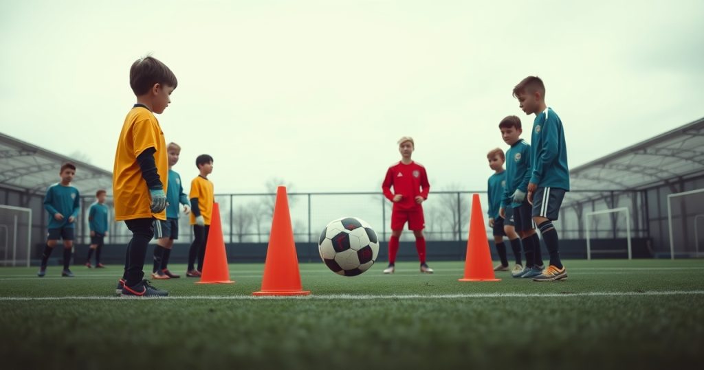 Basic goalkeeper training